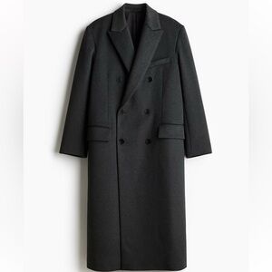 H&M Double Breasted Gray Coat
